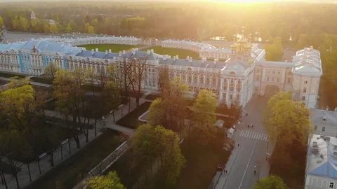 Park with architecture 스톡 동영상 128841422