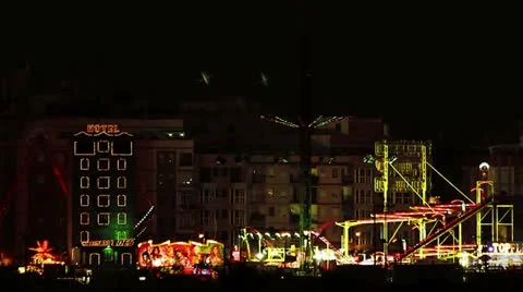 Park of attractions 库存影片 18193520
