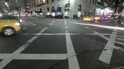 Park Ave motion time-lapse 02 Stock Footage 45164702