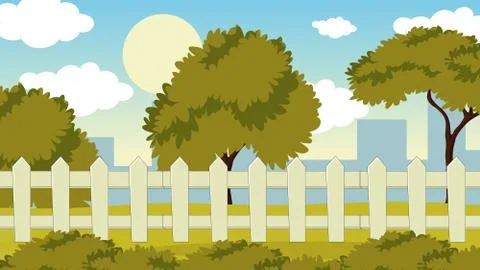 Park Background Stock-Illustration