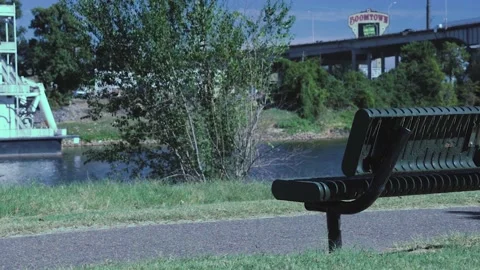 Park bench Stock-Footage 163257894