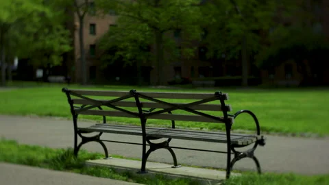 Park Bench Stock Footage 277423447