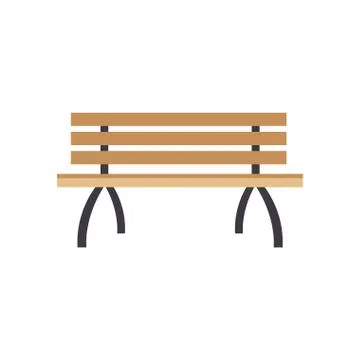 Park bench icon Illustrazione stock