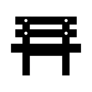 Park bench icon image Ilustração Stock