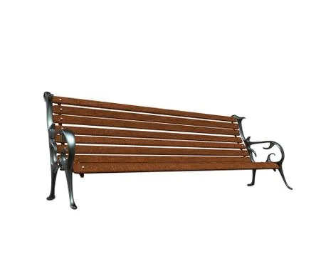 Park Bench Stock Illustration