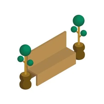 Park Bench Ilustração Stock