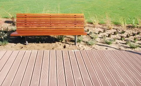 Park bench Stock Photos