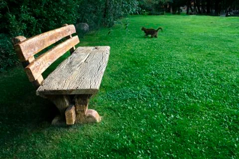 Park bench Stock Photos