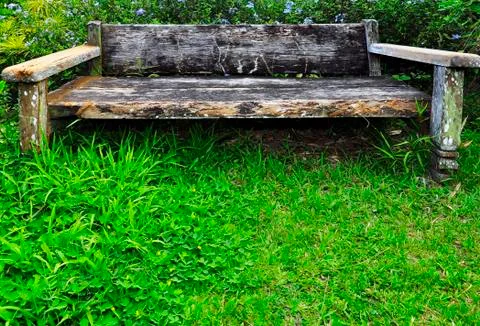 Park bench Stock Photos