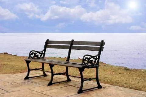 Park bench Stock Photos