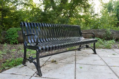 Park bench Stock-Fotos
