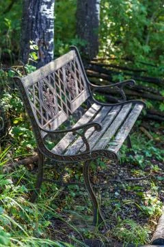 Park bench Stock Photos
