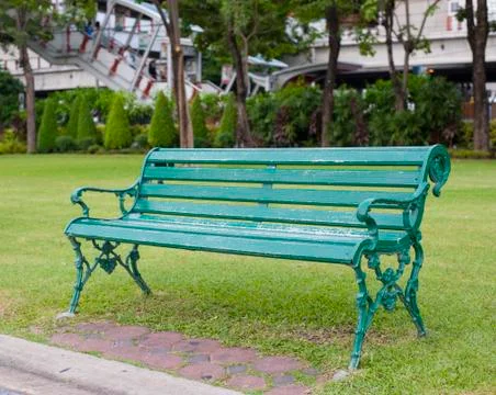 Park bench Stock Photos