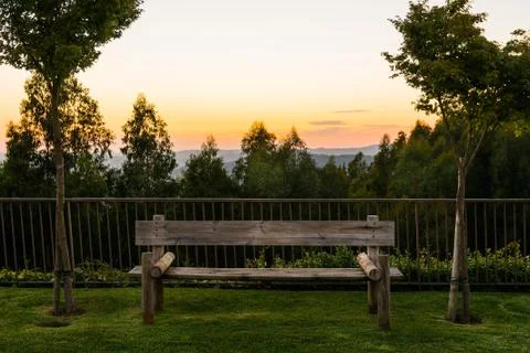Park bench Stock Photos