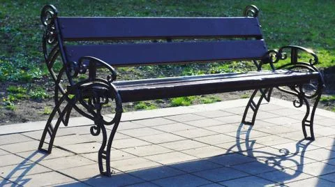 Park bench Stock Photos