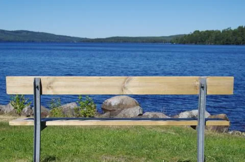 Park bench Stock Photos
