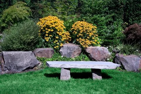 Park bench Fotos Stock