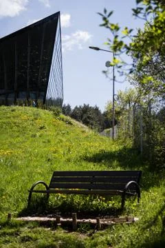 Park bench Stock Photos