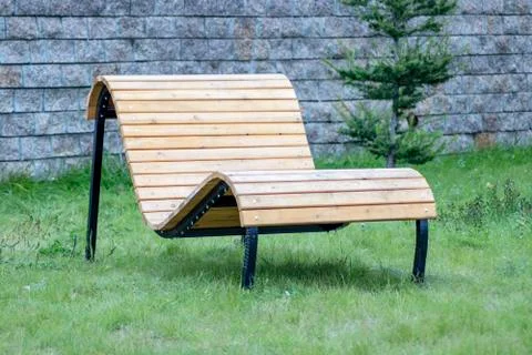 Park bench. Stock Photos