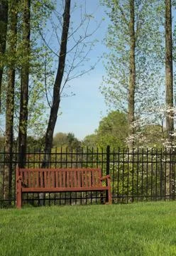 Park bench Stock Photos