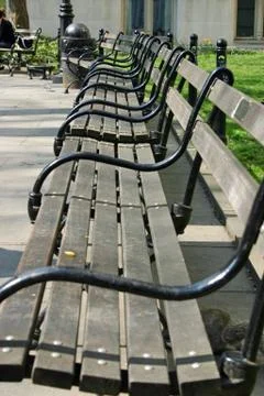 Park Bench 스톡 사진