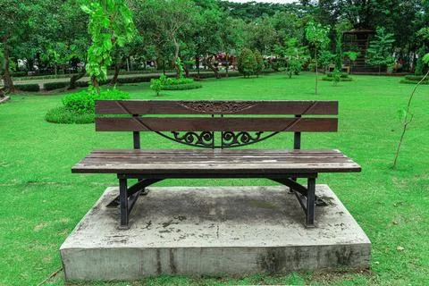 Park bench Stock Photos