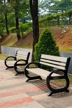 Park bench Stock Photos