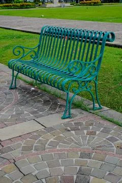 Park bench Stock Photos
