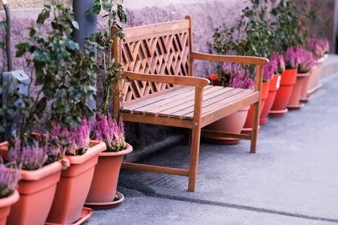 Park bench Stock Photos