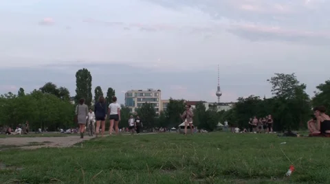 Park at Berlin Video stock 52490048