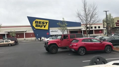 Park Between the Lines, Gresham, Oregon, USA - 10 Apr 2017 Stock Footage 205299803