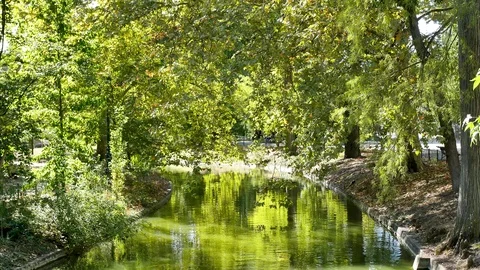 Park of Bordeaux Stock Footage 96983786