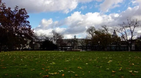 Park Budapest timelapse Video stock 49931374