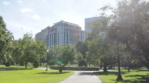 Park Buildings Stock Footage 40804761