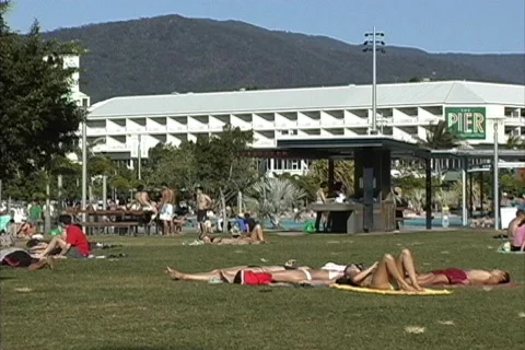 Park in Cairns Stock Footage