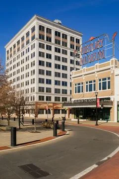 Park Central Square, Springfield, MO Foto stock