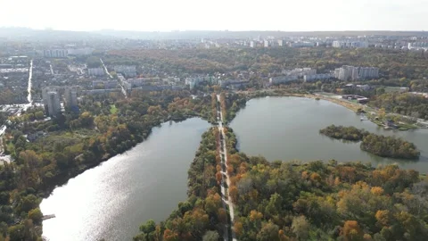Park of Chisinau Stock Footage 290006732