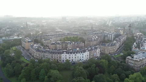 Park Circus, Glasgow Stock Footage 138024325