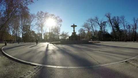 Park in the city of Madrid Stock-Footage 101430746