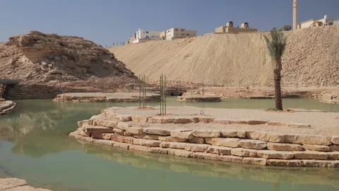 A Park with a clear River and a rocks Video stock 272162273