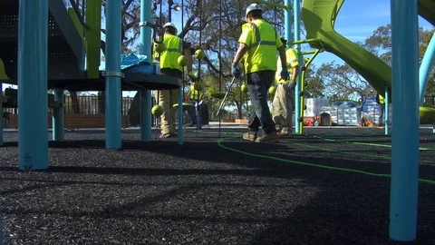 Park Construction Stock Footage 89764999