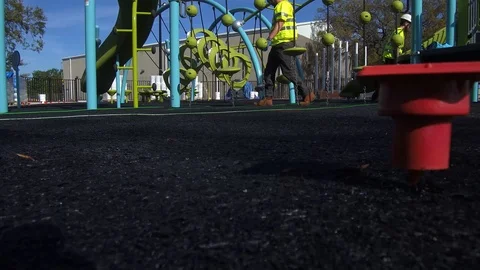 Park Construction Stock Footage 89765057