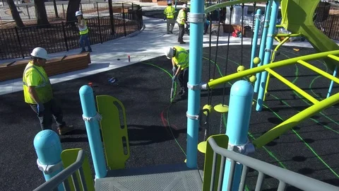 Park Construction Stock Footage 89765092