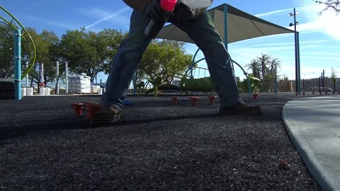 Park Construction Stock Footage 89765164