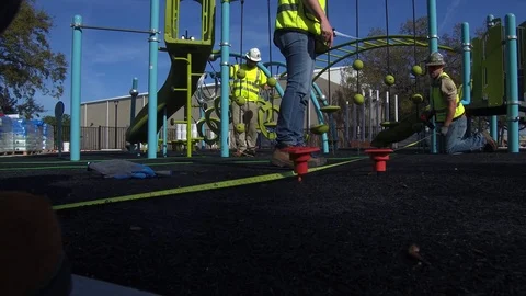 Park Construction 動画素材 89765200