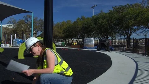 Park Construction Stock Footage 89765279