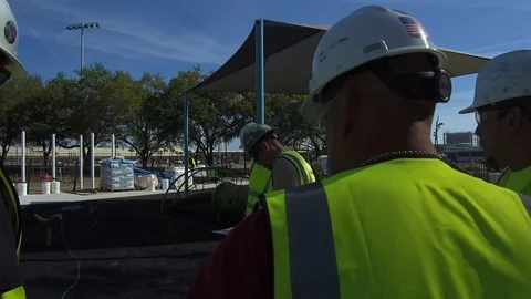 Park Construction Stock Footage 89765321