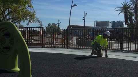 Park Construction 動画素材 89765373