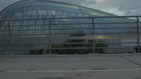 Park Deck Slider Move Stock Footage 47828222