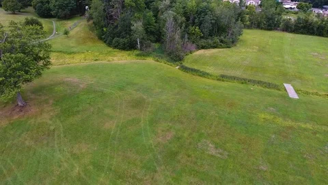 Park Drone Pan 4K 库存影片 93855723